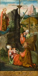 St. Maria Magdalena erweckt die Frau des Prinzen von Marseille, 1519